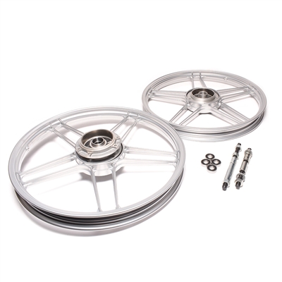 Puch Grimeca Star Wheel Set Version Silver