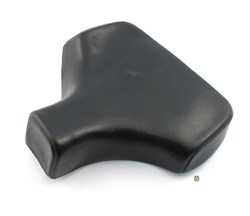 moped black seat cover square back