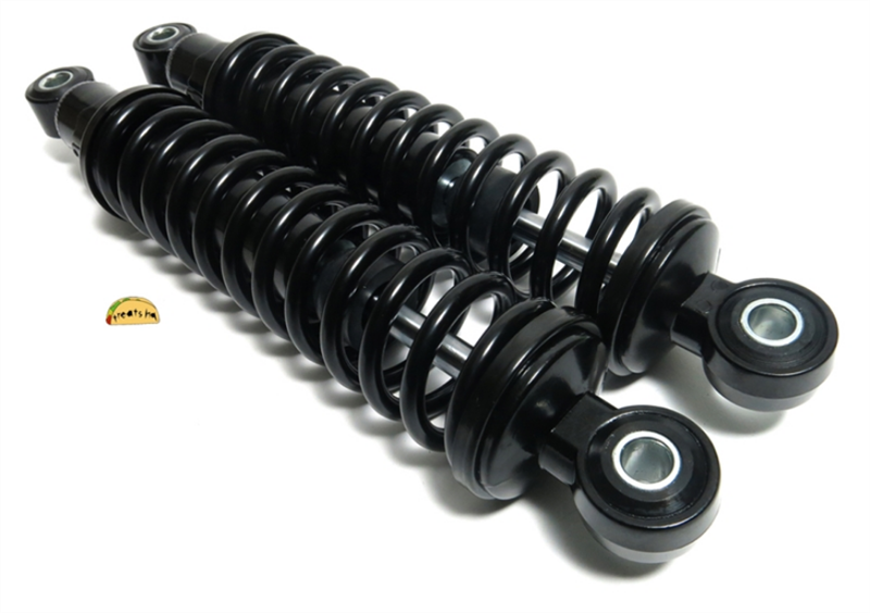 xtreme black adjustable shocks - 280mm - 10mm eyelets